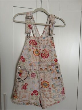Free people floral overalls
